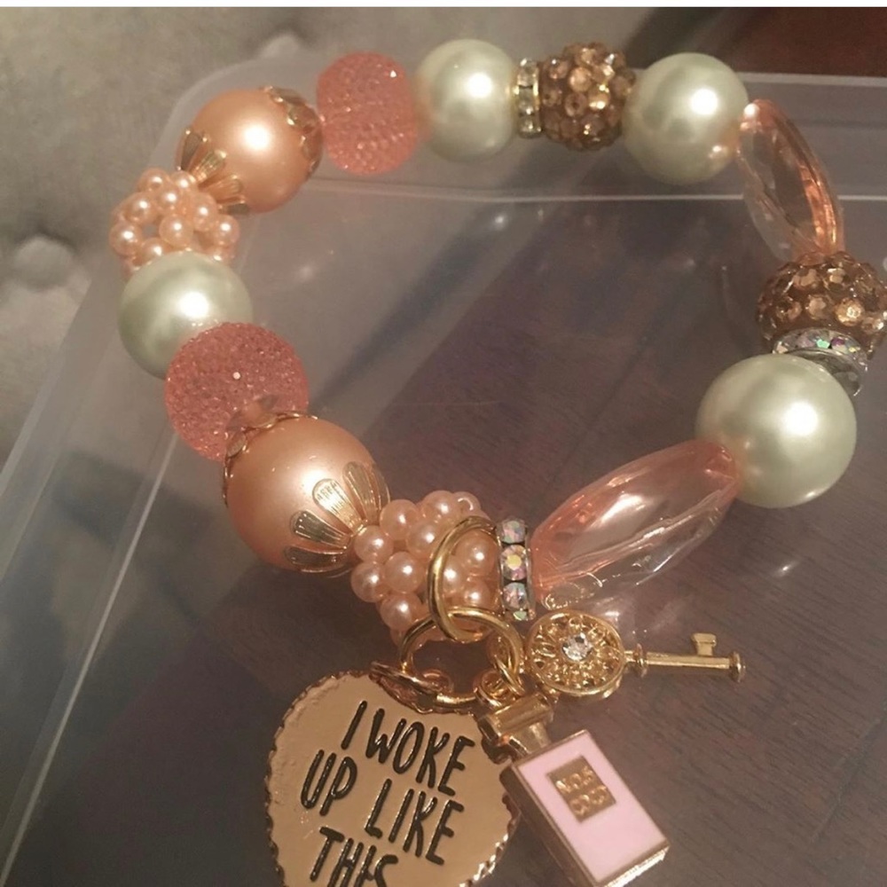 I woke up like this charm bracelet